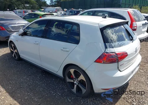 2017 Volkswagen Golf Gti Autobahn 4-Door из США, поврежденный, VIN 3VW447AU4HM011850